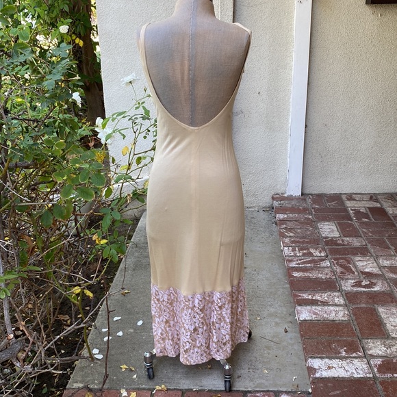 FRENCH ROSE VINTAGE LACE DRESS - Picture 15 of 15